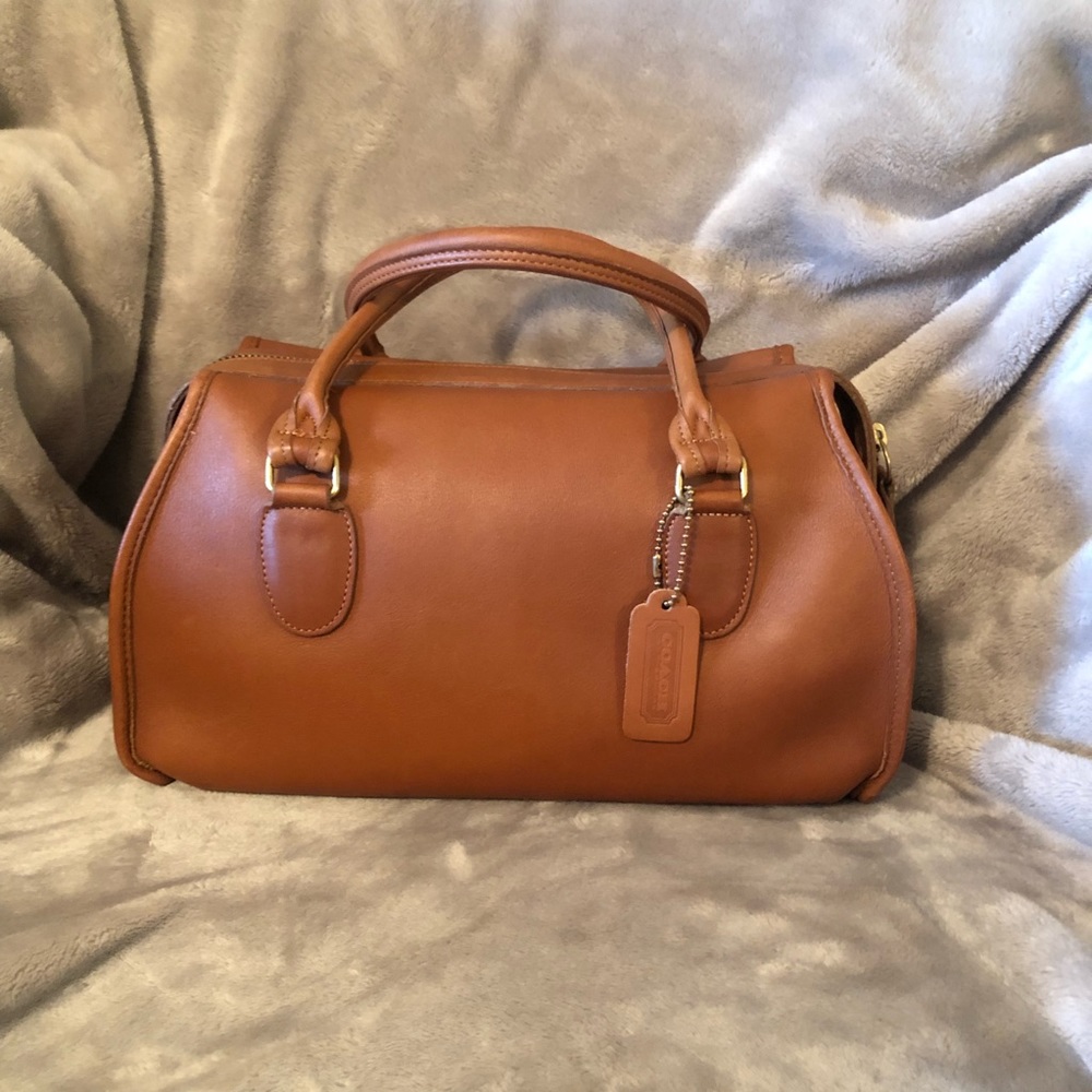 Vintage Coach Broadway Satchel NYC British Tan
